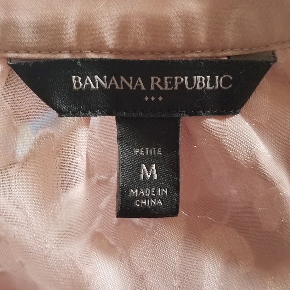 Pink Banana Republic blouse - Picture 4 of 8